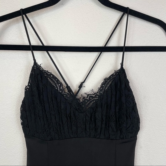 Majorelle Nadia Gown Lace Bodice Slit Dress Sz XXS - Picture 4 of 15